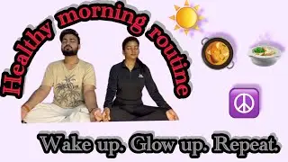Healthy lifestyle mornings routine ☀️ | couple vlog #morningvlog #couplelife #healthyhabits 