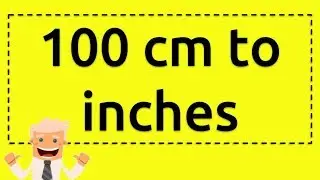 100 cm to inches