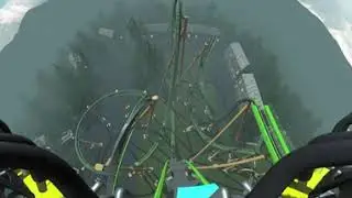 Goliath's Diabolical Dive 360 VR Video || Six Flags New England Concept