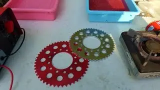 aprilia RS125 Rear Sprocket Anodizing