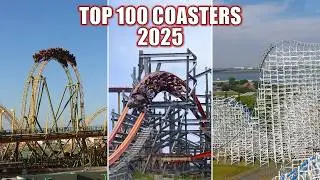 Топ-100 американских горок в мире в 2025 году