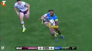 NRL Highlights | 2017 Best Tries - Radradra turns Boyd inside out