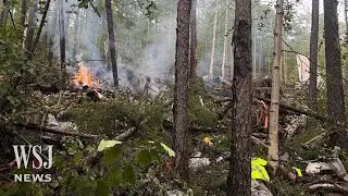 Burning Wreckage of Russian Plane Carrying Nearly 50 Found | WSJ News