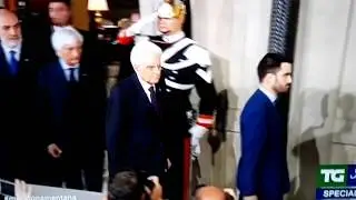 Mattarella da l'annuncio del  mancato governo Cinquestelle Lega 27/05/2018