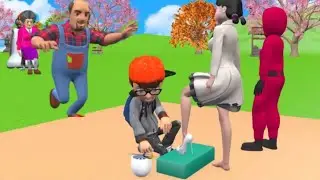 Scary Teacher 3D vs Squid Game Draw shoe Squid Girl Beautiful or Error Challenge 5 Times Challenge