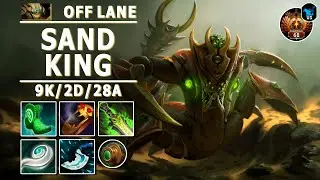 Sand King Off Lane | 7.30e | Hokori.Vitaly Pro SK Play | Dota 2 Immortal Gameplay