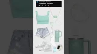 Aqua Vibes! 🩵💚 #outfitideas #style #fashion #preppy #aesthetic #softgirloutfits #ootd