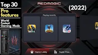 Top 30 Gaming Mode Pro Features In 2022 For Pubg Mobile - Red Magic 6s Pro Ghost Features Review