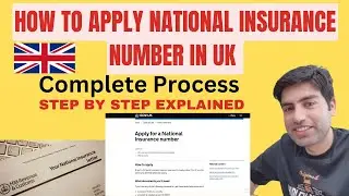 How To Apply NI Number Online | Practically explained | Step By Step Process #ni&ntilde;os #uk