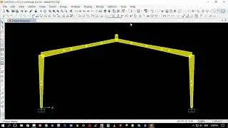CSi sap2000 v18 steel structure design warehouse 01