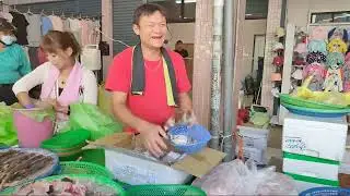 高雄三民區金獅湖王中皇海鮮叫賣