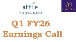 Affle 3i Q1 FY26 Earnings Call- Affle 3i Ltd Q1 Concall