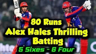 Alex Hales Thrilling Batting | Karachi Kings vs Lahore Qalandars | Match 23 | PSL 2020|MB2