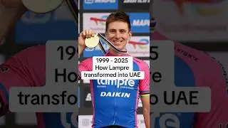 How Lampre transformed into Pogi's UAE Team Emirates! #shorts