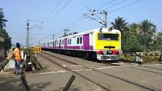 Furious Railgate Skip 🚆🔥 | ICF PINKEY vs MEDHA EMU Local Trains 😱