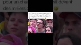 Greg Guillotin se fait passer pour un chanteur d&eacute;pressif 🤣