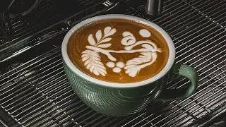 Cara bikin latte art Farming Squirrel