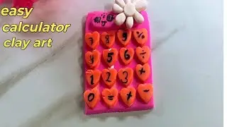 Easy calculator clay art tutorial 