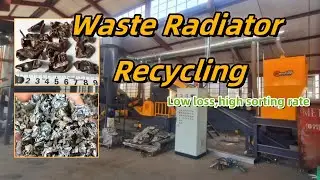 💡 S-3500 Advanced Waste Radiator Recycling Line | 99% Metal Recovery