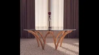 Tulip Table (pivot point center_ reference coordinate system) 3d array polar