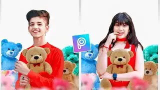 PicsArt Teddy Bear Day Photo Editing || Tedd Bear Photo Editing || Velentine Day Photo Editing
