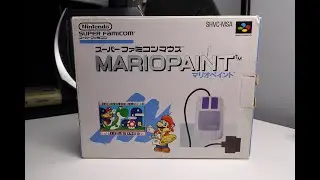 Unboxing Mario Paint SNES Super Nintendo