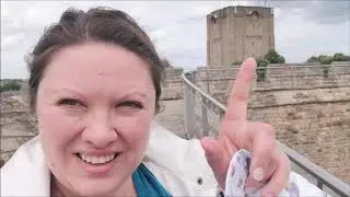 Lincoln castle walls visit,  Lincoln city England