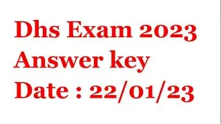 dhs grade 4 answer key 2023 | dhs grade iv exam held on 22nd Jan 2023