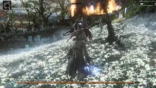 Bloodborne - Lvl1 Waste of Skin (BL4) VS Gehrman, the First Hunter [ No Damage, Solo ]