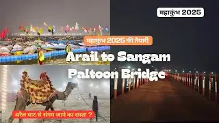 Prayagaraj Mahakumbh 2025 | Arail Ghat Se Sangam Ghat Ka Rasta | अरैल से संगम कैसे जाए?