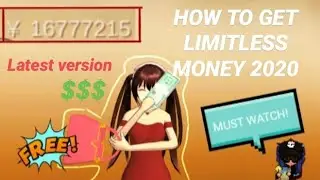 Tutorial How To Get Limitless Money 💯 // Sakura School simulator