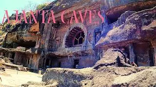 Ajanta : Buddhist caves in India.