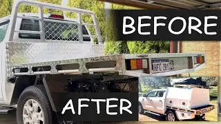 Aluminium Canopy, Tapered Undertray Toolbox Awning and Rooftop Tent Install