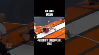 🤠🔥 Jax Forrest OSU Cowboys debut!! 🤠🔥🤼 @usawrestling @FloWrestling ​@nike @espn @FloGrappling