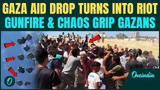VIDEO: PANIC and CHAOS Grip Gaza as Gunfire Erupts During Stampede for Aid | Gaza Relief Crisis