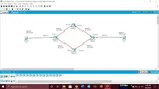 Configure EIGRP || With 4 Routers || Cisco Packet Tracer ||