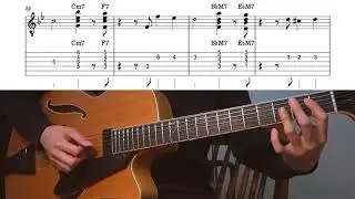 Autumn Leaves &ndash; Jazz Guitar Chord Melody (Solo Guitar)
