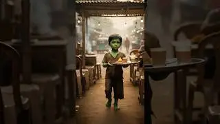 Kid Hulk made fun by his friends for not having umbrella. Emotional #ai #hulk #marvel #trending