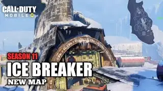 COD MOBILE BRAND NEW MULTIPLAYER MAP IS COMING | CODM SEASON 11 ICE BREAKER MAP GAMEPLAY