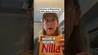Delicious or Disgusting? Food review Nilla Wafers🍦🍪❓#shorts
