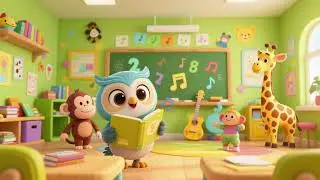 Baby Owl Teaches Number Song | Learn Numbers Nursery Rhymes & Kids Songs