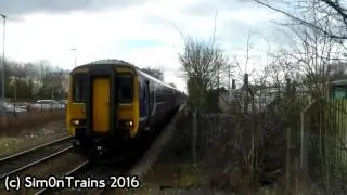 Trains at Widnes (5th March 2016)