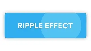 Ripple Effect with CSS3  [Material Design]