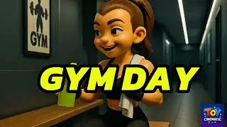 Gym Day with Toy Girl Cappuccina 💪 | Fun & Relax Music Video