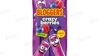 Обзор: BLOGGERS crazy berries, кислый мармелад трубочки оценка кислый средний (4/10)