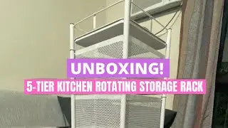 5-Tier Kitchen Rotating Storage Rack | Unbox for You