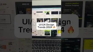 Trends UI/UX Design 2024 #designer #design Need design? Contact me!