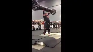 Zydrunas Savickas 190kg 420lb log press 2016 Arnold Classic Australia Strongman