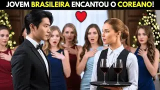 Baile De Natal: Todas Queriam O Milion&aacute;rio Coreano&hellip; Mas Ele Escolheu A Gar&ccedil;onete Brasileira