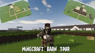 HUGE Minecraft Barn Tour | Minecraft Equestrian Roleplay